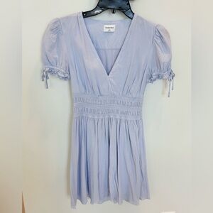 Sunday Best Soft Lavender V-Neck Dress
